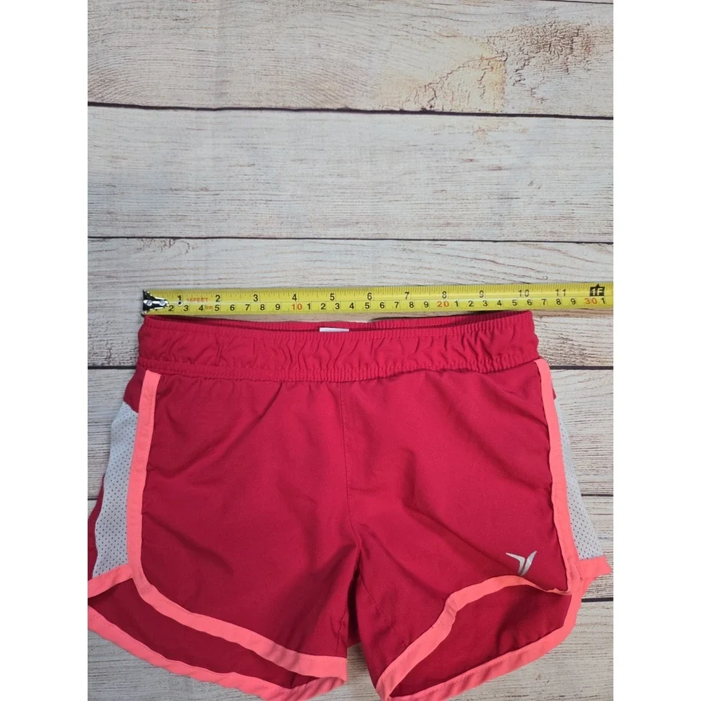 Old Navy Active Athletic Shorts Girl's Size XS (5) Dark Pink Lined‎